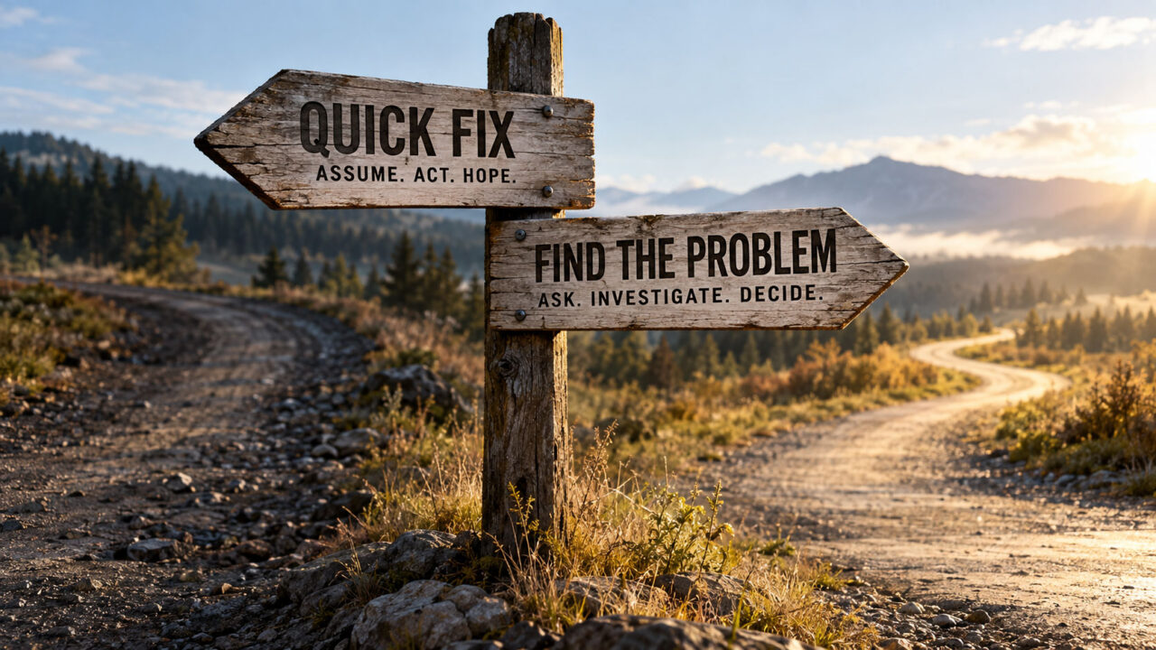 Before You Fix the Problem, Make Sure You’ve Found the Problem